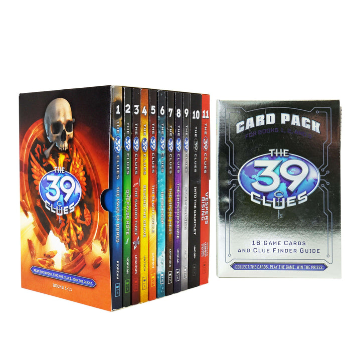 The 39 Clues Series 11 Books With The 39 Clues Card Pack For Books 1,2 & 3 By Rick Riordan - Ages 9-14 - Paperback 9-14 Scholastic