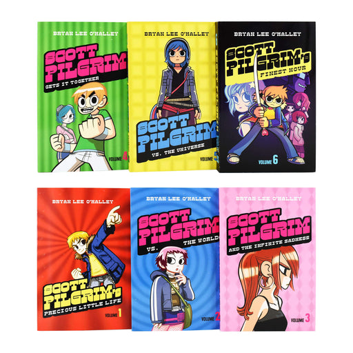 Scott Pilgrim 6 Books Collection by Bryan Lee O'malley - Young Adult - Paperback Young Adult 4th Estate