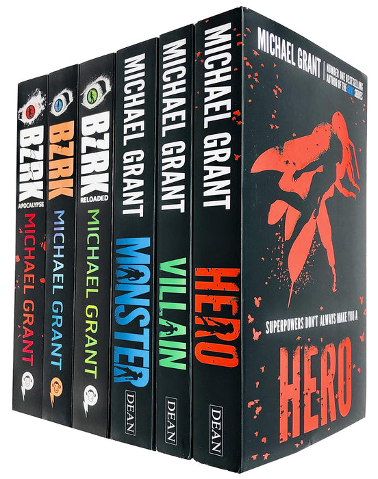 Michael Grant 6 Books Collection Set (The Monster and BZRK Series) - Ages 9-14 - Paperback 9-14 Egmont
