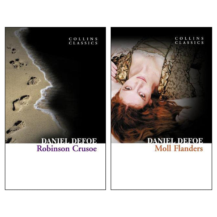 Daniel Defoe 2 Books Collection Set (Collins Classics) - Age 10 years and up - Paperback 9-14 William Collins
