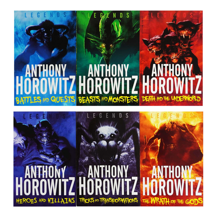 Anthony Horowitz Legends 6 Books Collection Set - Mystery - Ages 7-11 - Paperback 7-9 Pan Macmillan