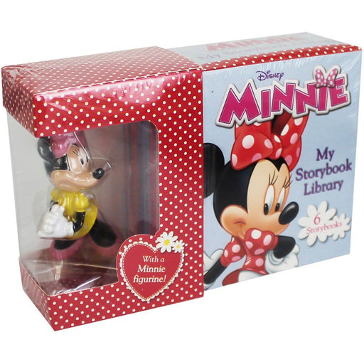 Disney Minnie My Storybook Library with Minnie toy: 6 storybooks With a Minnie figurine! - Ages 3-6 - Board Book 0-5 Parragon Book