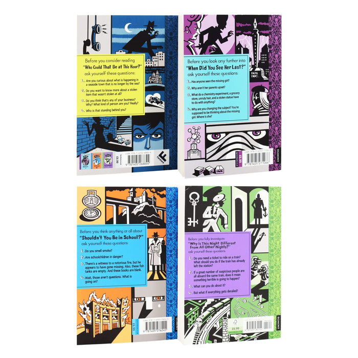 Lemony Snicket All The Wrong Questions 4 Books Collection Set - Ages 7-9 - Paperback 7-9 Egmont