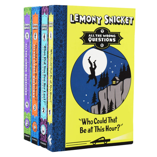 Lemony Snicket All The Wrong Questions 4 Books Collection Set - Ages 7-9 - Paperback 7-9 Egmont