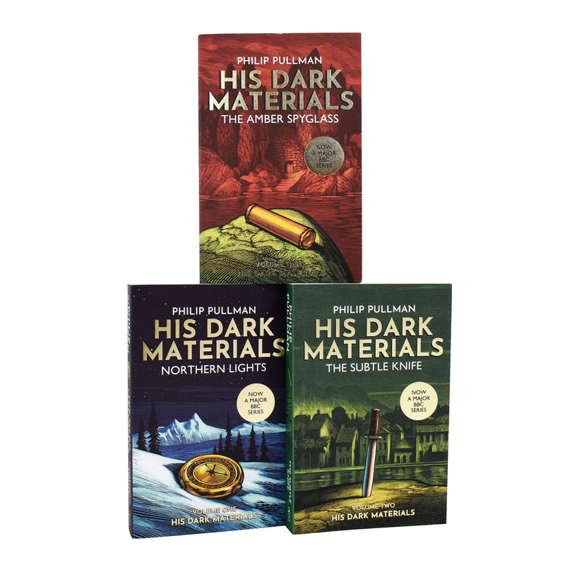 His Dark Materials 3 Books Set by Philip Pullman - Fiction Books - Paperback Young Adult Scholastic