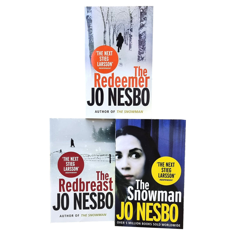 Jo Nesbo 3 Books Collection Set (Redeemer, Redbreast & Snowman) - Young Adult - Paperback Young Adult Vintage