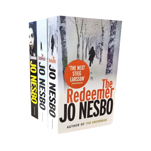 Jo Nesbo 3 Books Collection Set (Redeemer, Redbreast & Snowman) - Young Adult - Paperback Young Adult Vintage