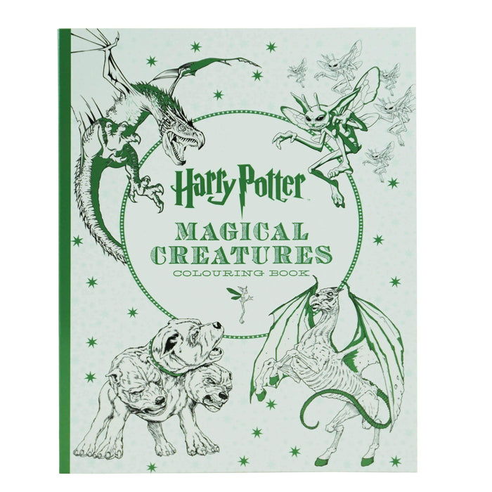 Harry Potter Magical Creatures Colouring Book By Warner Brothers - Ages 9-14 - Paperback 9-14 Studio Press