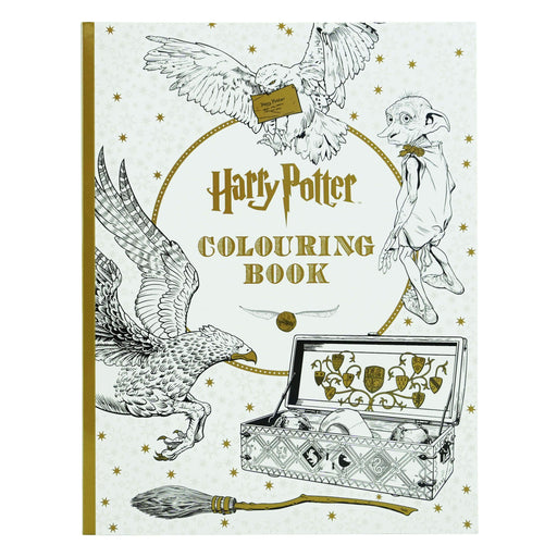 Harry Potter Adult Colouring Book By Warner Brothers - Ages 9-14 - Paperback 9-14 Studio Press