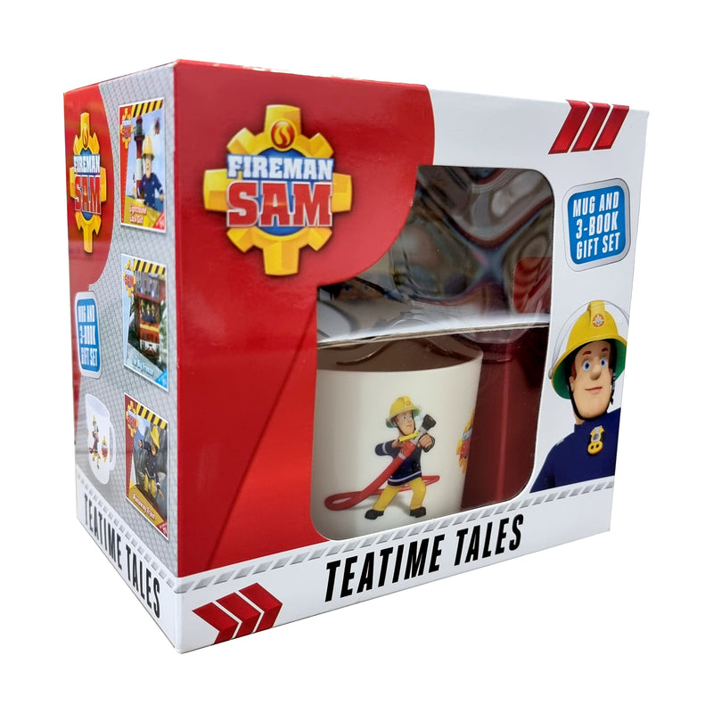 Fireman Sam MUG and 3 Books exciting Fireman Sam Stories Gift Set - Ages 2+ - Paperback Toys Egmont