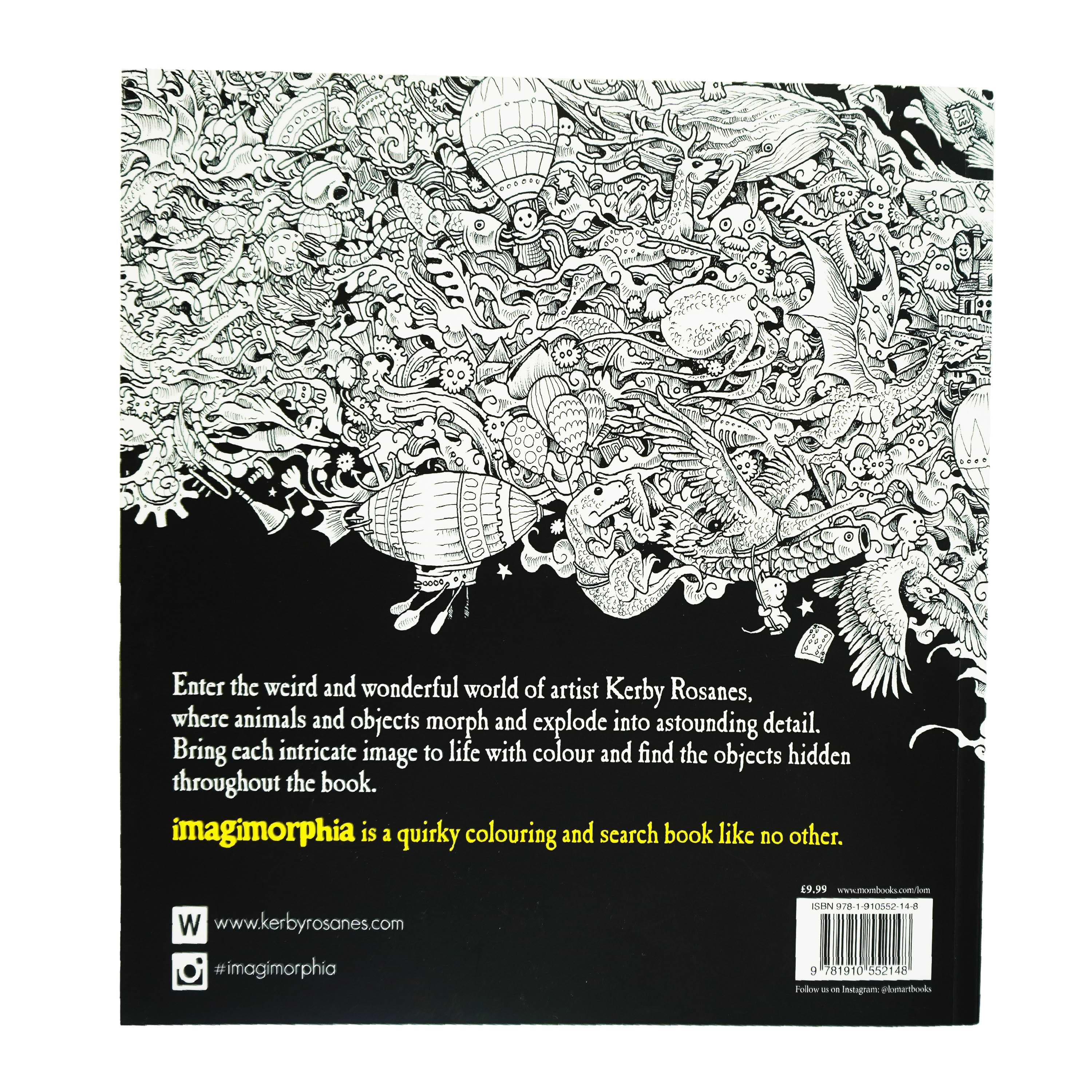 Imagimorphia: An Extreme Coloring and Search Challenge by Kerby Rosanes,  Paperback