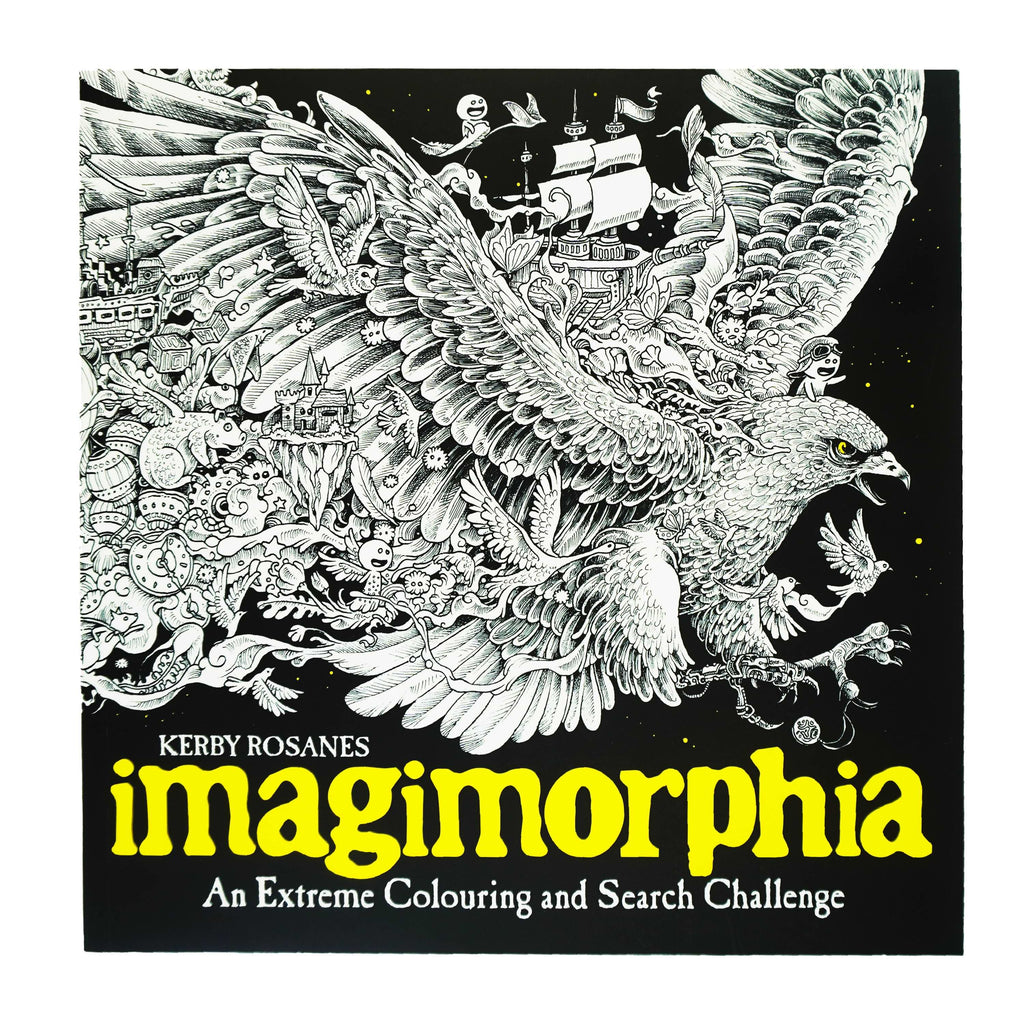 Imagimorphia Book Kerby Rosanes Extreme Colouring Search Challenge Paperback