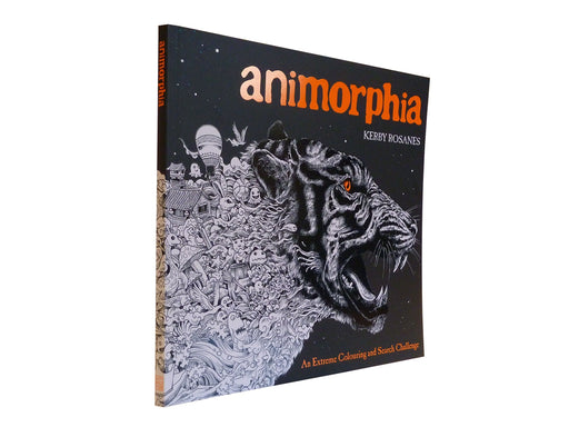 Animorphia: An Extreme Colouring and Search Challenge By Kerby Rosanes - Paperback Fiction Michael O'Mara Books LTD