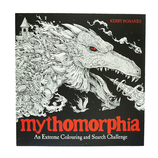 Mythomorphia Book by Kerby Rosanes: An Extreme Colouring and Search Challenge - Non-Fiction - Paperback Non-Fiction Michael O'Mara Books Ltd