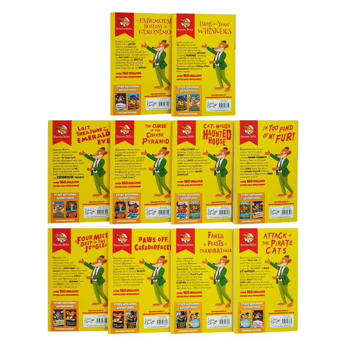 Geronimo Stilton The 10 Book Collection (Series 1) Box Set - Ages 5+ - Paperback 5-7 Sweet Cherry Publishing