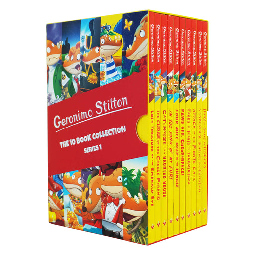 Geronimo Stilton The 10 Book Collection (Series 1) Box Set - Ages 5+ - Paperback 5-7 Sweet Cherry Publishing