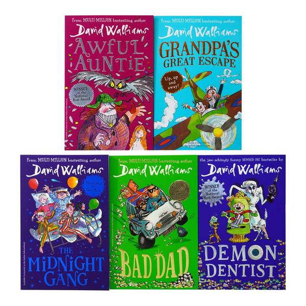 The World of David Walliams: Fun-Tastic Families 5 Books Set - Age