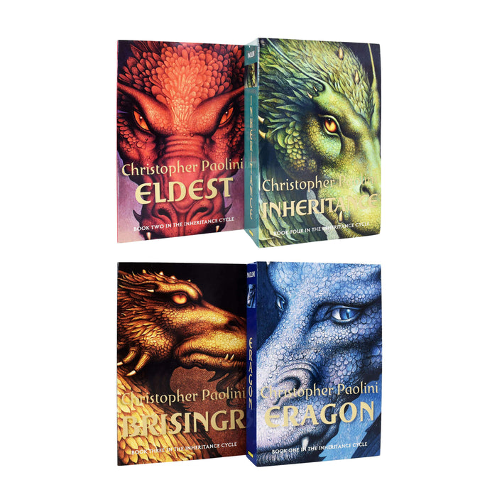 Inheritance Cycle 4 Books Collection by Christopher Paolini - Age 14-16 - Paperback Young Adult Corgi Books (Penguin Random House UK)