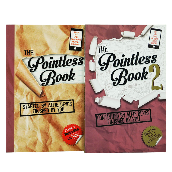 The Pointless 2 Books Collection Set By Alfie Deyes - Joke - Ages 9+ - Paperback 9-14 Blink Publishing