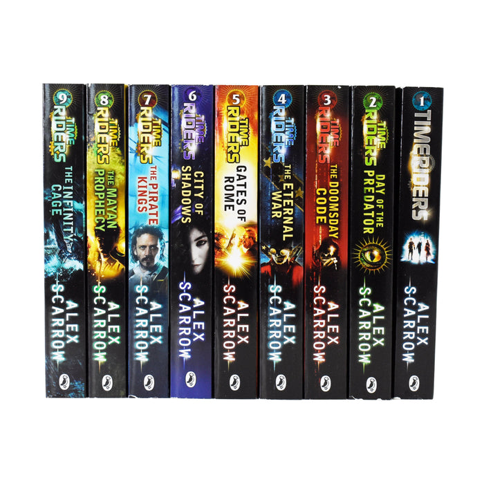 Time Riders 9 Book Collection - Ages 9-14 - Paperback - Alex Scarrow 9-14 Penguin