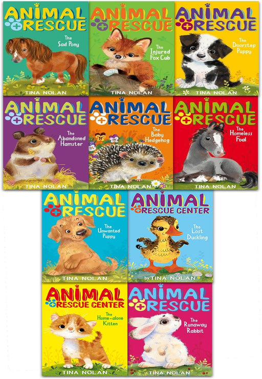Animal Rescue Series 10 Books Collection Set by Tina Nolan - Ages 7-9 - Paperback 7-9 Stripes