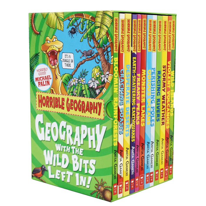 Horrible Geography Collection 12 Book Box Set By Anita Ganeri - Ages 9-14 - Paperback 9-14 Scholastic