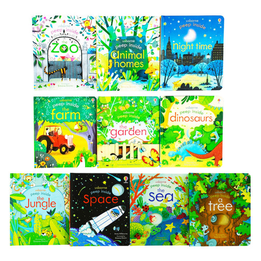 Usborne Peep Inside Collection 10 Books Set - Age 5+ - Board Book 0-5 Usborne Publishing Ltd