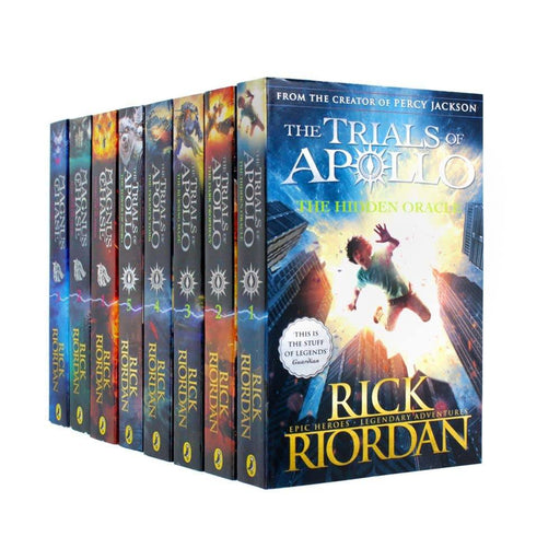 Rick Riordan Trials of Apollo & Magnus Chase Series 8 Books Set Collection - Ages 9+ - Paperback 9-14 Penguin