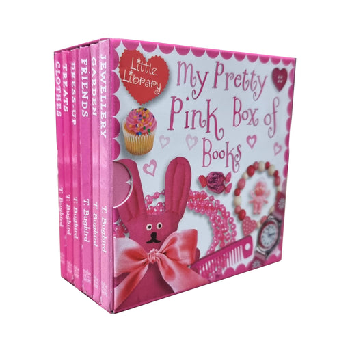 My Pretty Pink Pocket Library 6 Board Books Set - Ages 0-5 - Board Book 0-5 Make Believe Ideas
