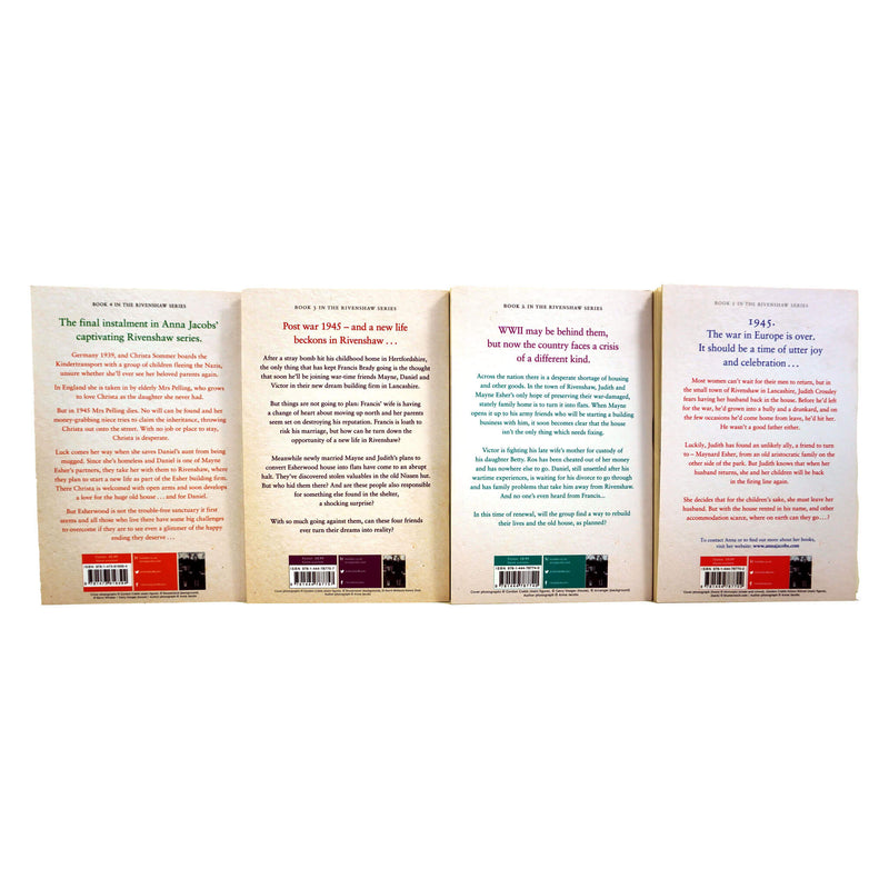 Rivenshaw Saga 4 Books Collection Set by Anna Jacobs - Fiction - Paperback Fiction Hodder