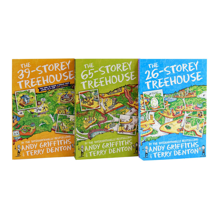 The Treehouse Series 3 Book Collection by Andy Griffiths & Terry Denton - Ages 5-11 - Paperback 5-7 Pan Macmillan