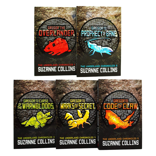 The Underland Chronicles 5 Books Set By Suzanne Collins - Ages 9-14 - Paperback 9-14 Scholastic