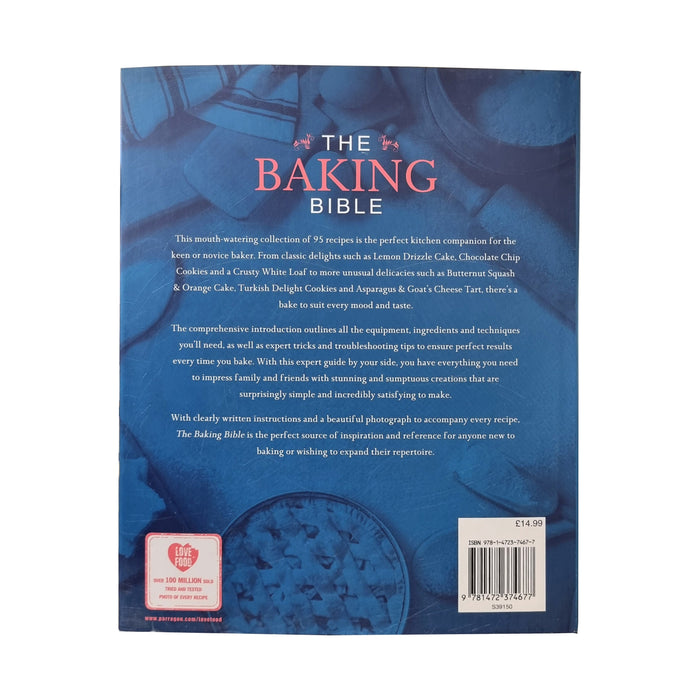 The Baking Bible Book (Cakes, Muffins, Cookies, Breads, Pastries & More) - Hardback Cooking Book Parragon Book
