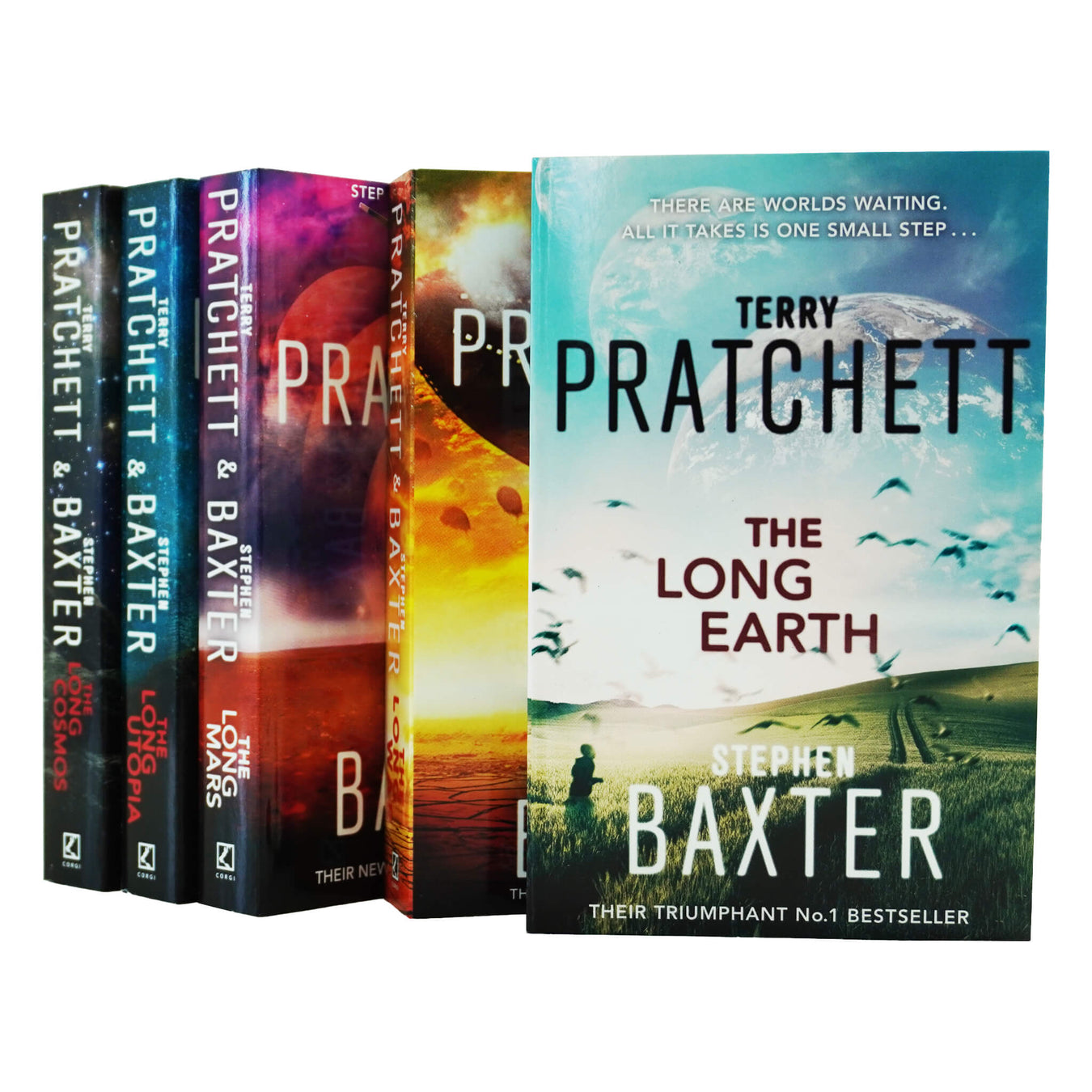 The Long Earth Complete Collection 5 Books Set By Terry Pratchett & Stephen Baxter - Adult - Paperback Young Adult Corgi Books