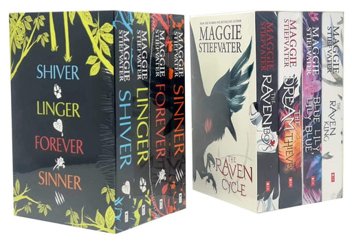 Maggie Stiefvater Collection Wolves of Mercy Falls And Raven Cycle Series 8 Books Set - Ages 13+ - Paperback Young Adult Scholastic