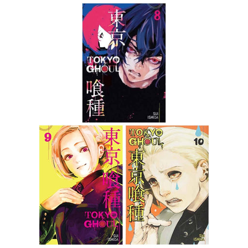Tokyo Ghoul Series by Sui Ishida 3 Books Collection Set (Volume 8,9 & 10) - Ages 13-16 - Paperback Young Adult Viz Media, Subs. of Shogakukan Inc
