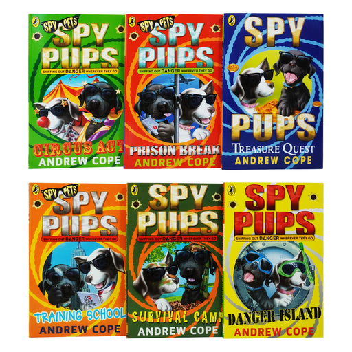 Spy Pups 6 Books Collection Set By Andrew Cope - Ages 7-9 - Paperback 7-9 Penguin