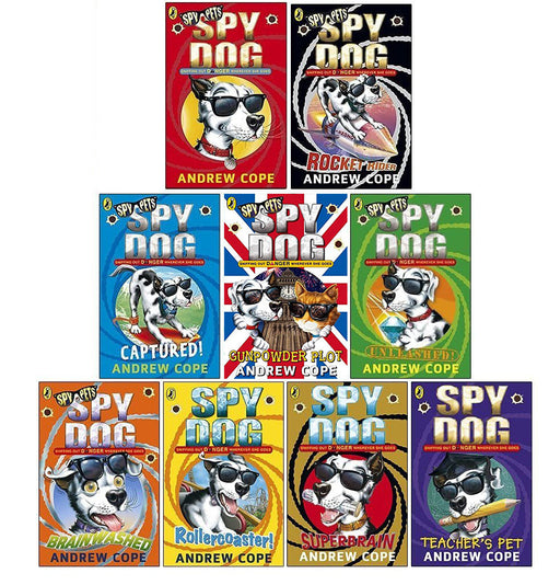 Spy Dog Series 9 Books Collection Set By Andrew Cope - Ages 7-10 - Paperback 7-9 Penguin