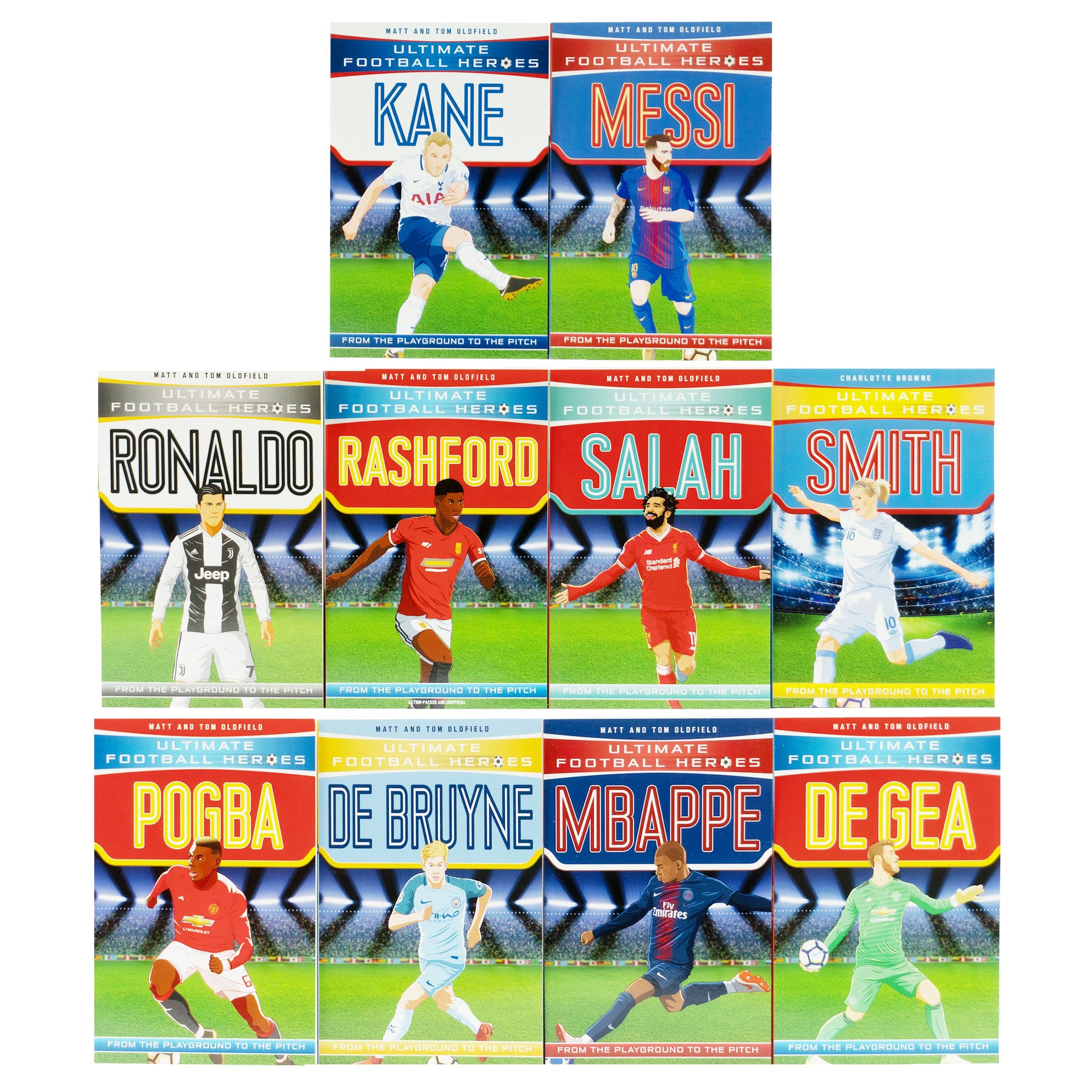 Ultimate Football Heroes Series By Matt & Tom Oldfield 10 Books Colle
