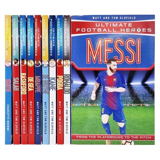 Ultimate Football Heroes Series By Matt & Tom Oldfield: 10 Books Collection Set - Ages 7-12 - Paperback 7-9 Dino Books