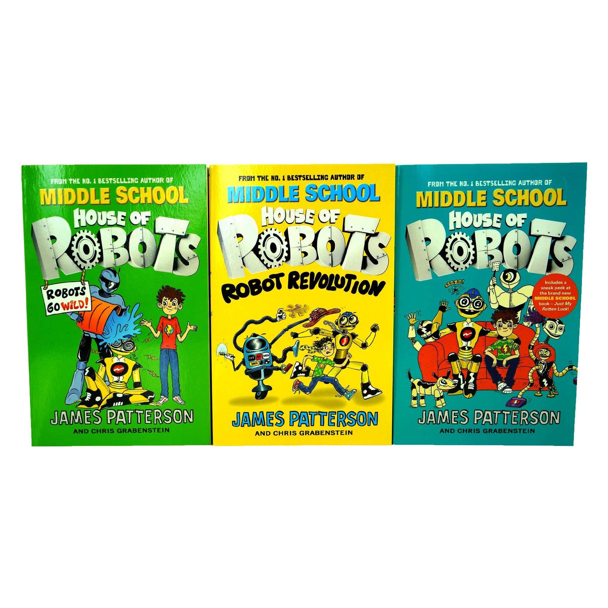 House of Robots Series 3 Books Collection Set By James Patterson Age