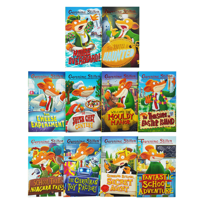 Geronimo Stilton The 10 Book Collection (Series 2) Box Set - Ages 5-7 - Paperback 5-7 Sweet Cherry Publishing