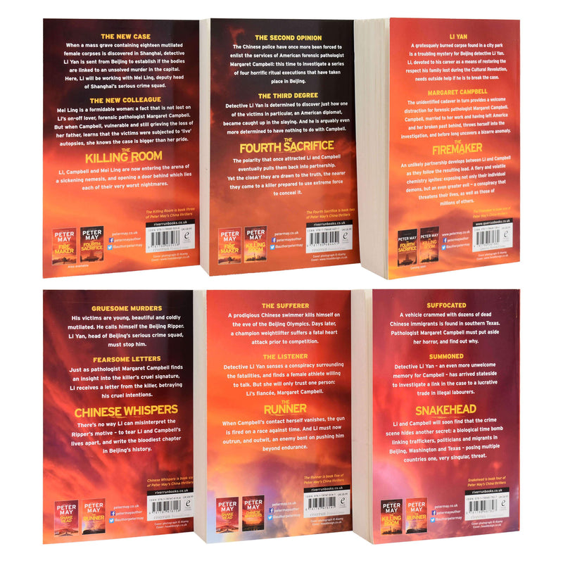 The China Thrillers The Complete 6 Books Collection by Peter May - Adult - Paperback Young Adult Riverrun Books