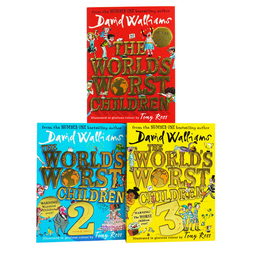 The Worlds Worst Children 3 Books Collection By David Walliams - Ages 7-9 - Paperback 7-9 Harper Collins