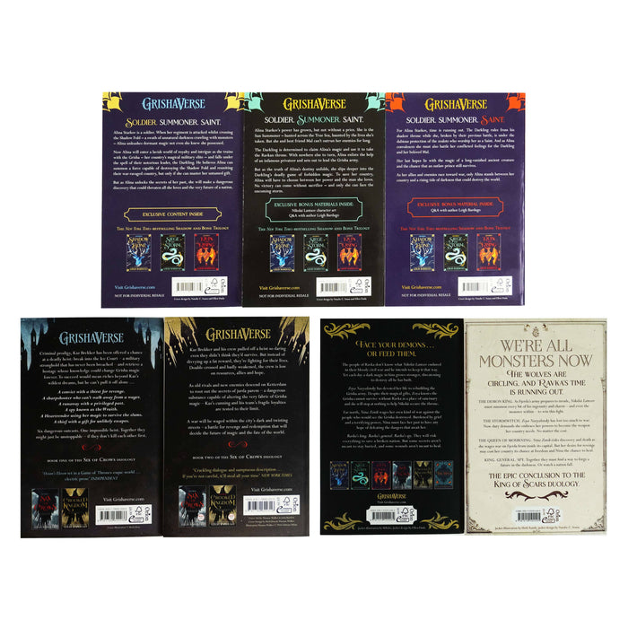 Shadow and Bone: Grishaverse by Leigh Bardugo 7 Books Collection Set - Ages 13+ - Paperback Young Adult Orion Children's Books