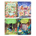 Usborne Peep Inside a Fairy Tale 4 Book Set- Cinderella, Beauty and Beast By Anna Milbourne - Ages 0-5 - Board Books 0-5 Usborne Publishing