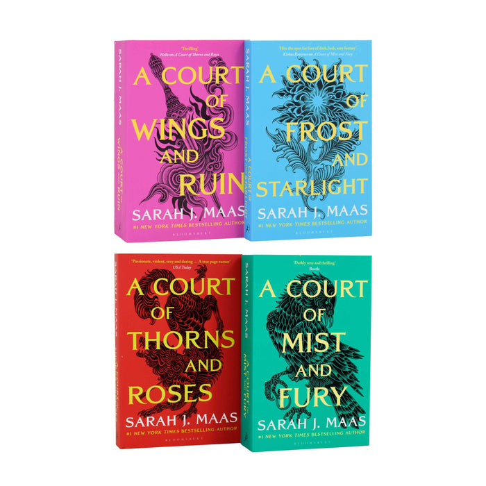 Court of Thorns and Roses 4 Books by Sarah J. Mass – Young Adult - Paperback Young Adult Bloomsbury Publishing