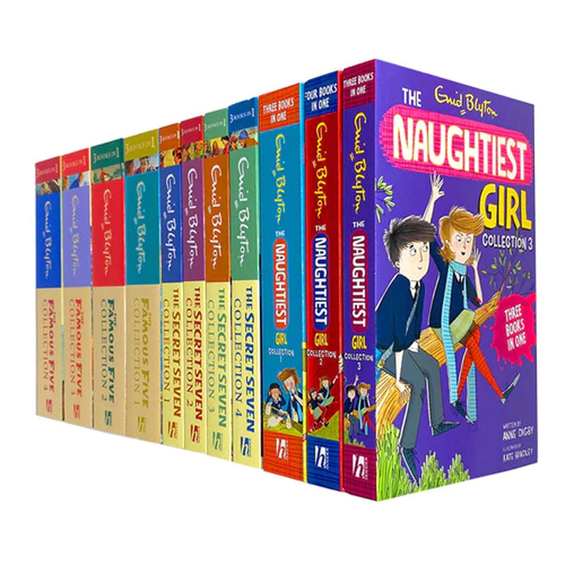 Enid Blyton Famous Five, Secret Seven & Naughtiest Girl Collection 8 Books Set - Ages 6+ - Paperback 7-9 Hodder & Stoughton