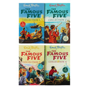 The Famous Five 4 Book 12 Story Collection By Enid Blyton - Ages 7-11 - Paperback 7-9 Hodder & Stoughton