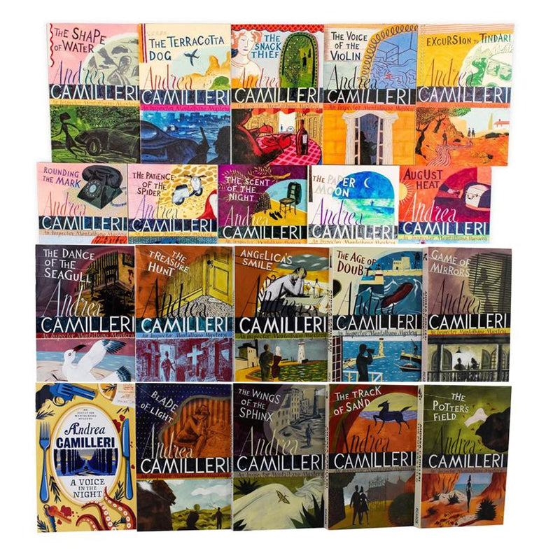 Inspector Montalbano Mystery Books 1-20 Collection Set by Andrea Camilleri - Adult - Paperback Young Adult Picador